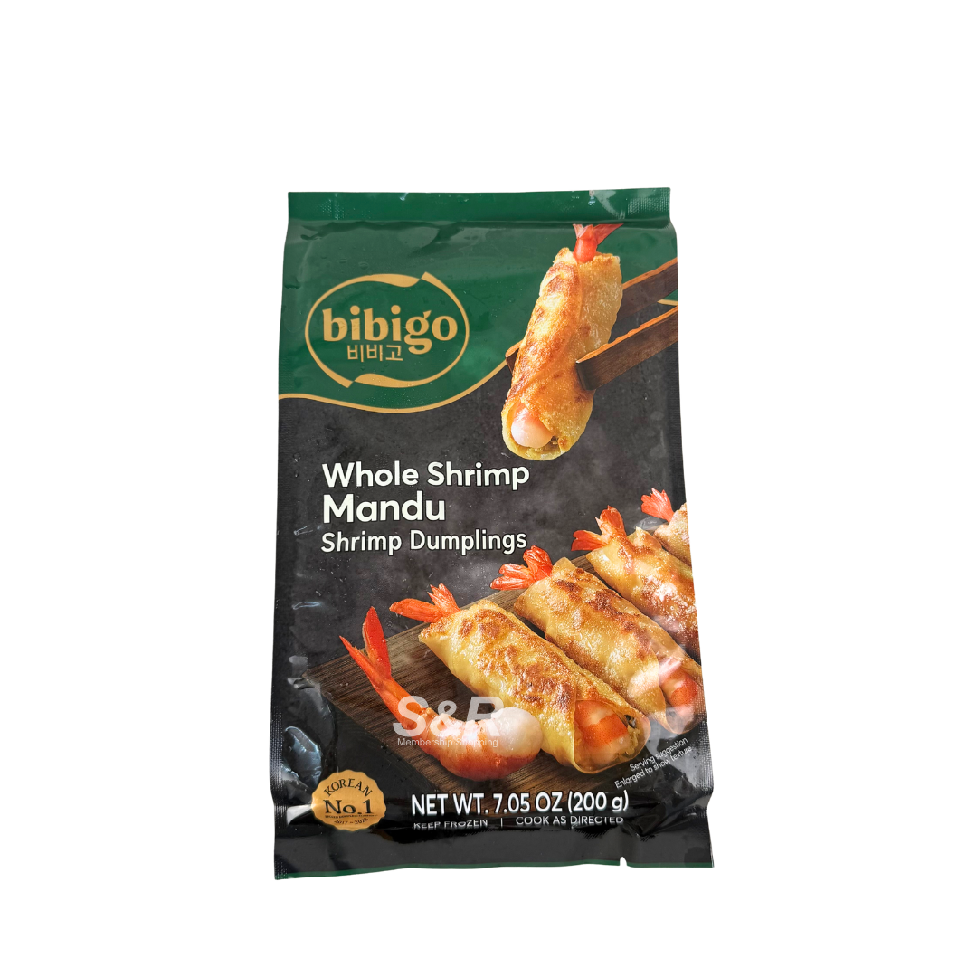 Bibigo Whole Shrimp Mandu Shrmp Dumplings 200g